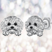 Load image into Gallery viewer, Precious Little Havanese Earrings – Silver Pet Lover Gift-4