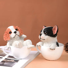 Load image into Gallery viewer, Precious Teacup Doodle Love Resin Figurine Statues-Figurines-Dog Memorial Gifts,Doodle,Figurines-7