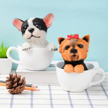 Load image into Gallery viewer, Precious Teacup Yorkie Love Resin Figurine Statue-Figurines-Dog Memorial Gifts,Figurines,Yorkshire Terrier-8