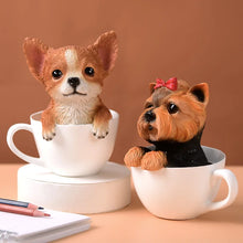 Load image into Gallery viewer, Precious Teacup Yorkie Love Resin Figurine Statue-Figurines-Dog Memorial Gifts,Figurines,Yorkshire Terrier-6
