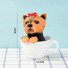 Load image into Gallery viewer, Precious Teacup Yorkie Love Resin Figurine Statue-Figurines-Dog Memorial Gifts,Figurines,Yorkshire Terrier-Yorkie-3