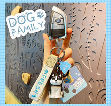 Load image into Gallery viewer, Precious Wood Carved Effect Beagle Keychain with Strap-Accessories-Beagle, Stuffed Animal-05-13