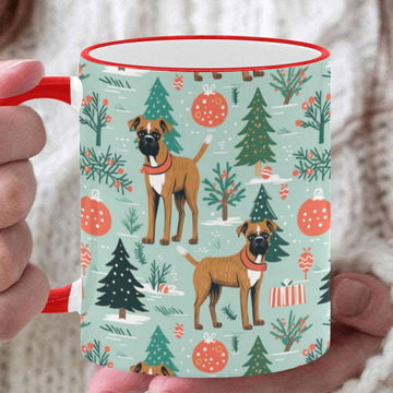 Presents And Paws Boxer Christmas Mug White7 One Size 360x