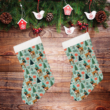 Presents And Paws Boxer Christmas Stocking 26x42cm White2 3 360x