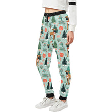 Load image into Gallery viewer, Presents and Paws Boxer Christmas Unisex Sweatpants-Apparel-Apparel, Boxer, Christmas, Dog Dad Gifts, Dog Mom Gifts, Pajamas-2