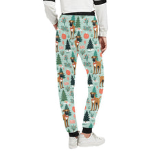 Load image into Gallery viewer, Presents and Paws Boxer Christmas Unisex Sweatpants-Apparel-Apparel, Boxer, Christmas, Dog Dad Gifts, Dog Mom Gifts, Pajamas-3