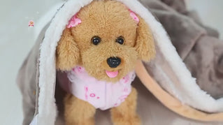 Walk, Wag and Sing Goldendoodle Interactive Stuffed Animal Plush Toy