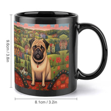 Load image into Gallery viewer, Pug at the Precipice Coffee Mug-3