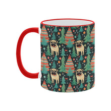 Load image into Gallery viewer, Pug Christmas Tree Delight Christmas Coffee Mug-4
