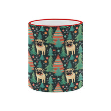 Load image into Gallery viewer, Pug Christmas Tree Delight Christmas Coffee Mug-5