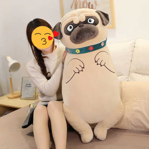Pug Love Huggable Plush Toy Pillows (Small to Large Size)-Soft Toy-Dogs, Home Decor, Pug, Stuffed Animal-4