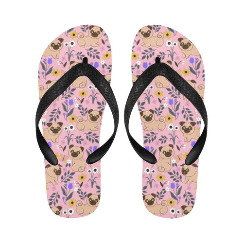 Pug Love Simple Slippers