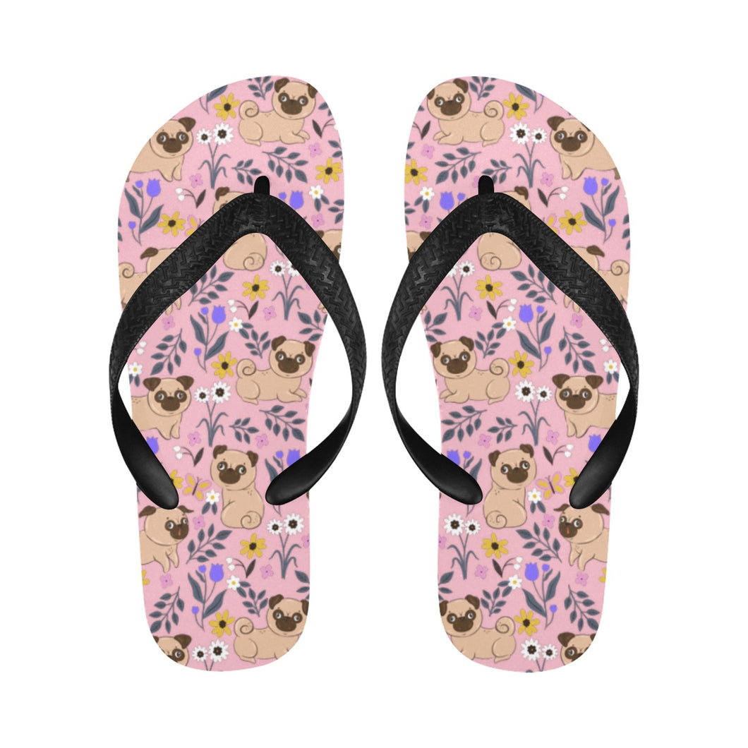 Pug Love Simple Slippers