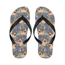 Load image into Gallery viewer, Pug Love Simple Slippers