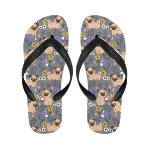 Pug Love Simple Slippers