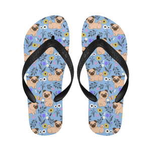 Pug Love Simple Slippers