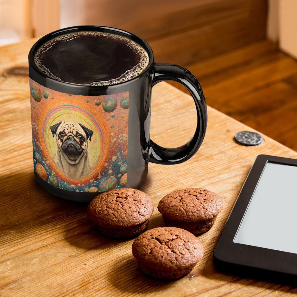 Pug Nebula Coffee Mug-ONE SIZE-Black-1