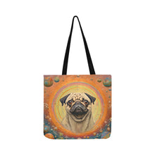 Load image into Gallery viewer, Pug Nebula Shopping Tote Bag-Accessories-Accessories, Bags, Dog Dad Gifts, Dog Mom Gifts, Pug-2