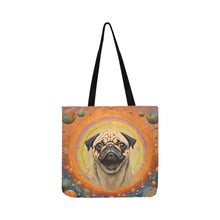 Load image into Gallery viewer, Pug Nebula Shopping Tote Bag-Accessories-Accessories, Bags, Dog Dad Gifts, Dog Mom Gifts, Pug-1