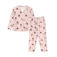 Load image into Gallery viewer, Pug Pajamas for Women - XL Available - I Love Fawn Pugs-Pajamas-Apparel,Dog Mom Gifts,Pajamas,Pug-11