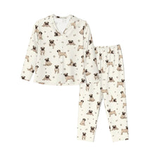 Load image into Gallery viewer, Pug Pajamas for Women - XL Available - I Love Fawn Pugs-Pajamas-Apparel,Dog Mom Gifts,Pajamas,Pug-13