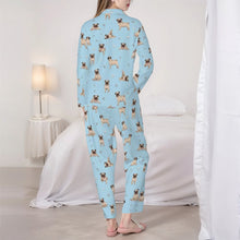 Load image into Gallery viewer, Pug Pajamas for Women - XL Available - I Love Fawn Pugs-Pajamas-Apparel,Dog Mom Gifts,Pajamas,Pug-5