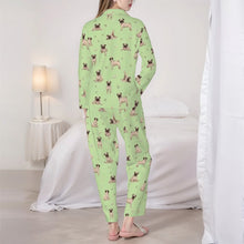 Load image into Gallery viewer, Pug Pajamas for Women - XL Available - I Love Fawn Pugs-Pajamas-Apparel,Dog Mom Gifts,Pajamas,Pug-8