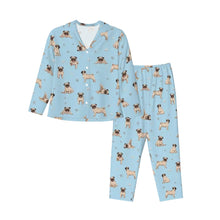 Load image into Gallery viewer, Pug Pajamas for Women - XL Available - I Love Fawn Pugs-Pajamas-Apparel,Dog Mom Gifts,Pajamas,Pug-9