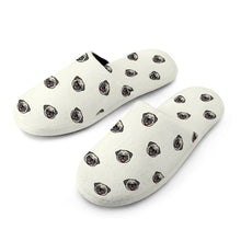 Load image into Gallery viewer, Pug Slippers for Women - Cheerful Pug Charm - Flannel-Accessories,Dog Mom Gifts,Pug,Slippers-11