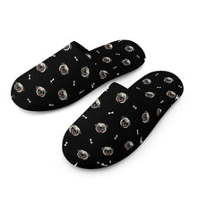Load image into Gallery viewer, Pug Slippers for Women - Cheerful Pug Charm - Flannel-Accessories,Dog Mom Gifts,Pug,Slippers-8
