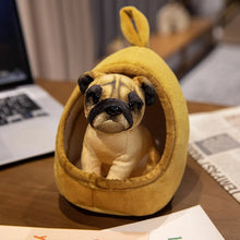 Load image into Gallery viewer, Pug Stuffed Animal - Pug with Toy Nest House-Bulldog-18cm-1