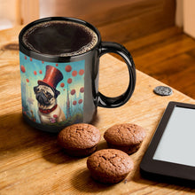 Load image into Gallery viewer, Pug The Magician Coffee Mug-ONE SIZE-Black-1