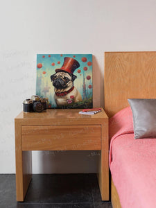 Pug The Magician Framed Wall Art Poster-Art-Dog Art, Home Decor, Pug-3