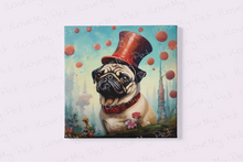 Load image into Gallery viewer, Pug The Magician Framed Wall Art Poster-Art-Dog Art, Home Decor, Pug-4