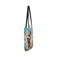 Load image into Gallery viewer, Pug The Magician Shopping Tote Bag-Accessories-Accessories, Bags, Dog Dad Gifts, Dog Mom Gifts, Pug-3