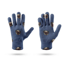 Load image into Gallery viewer, Pug with Shades Charm Touch Screen Gloves-Accessories-Accessories,Dog Dad Gifts,Dog Mom Gifts,Gloves-11