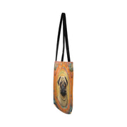 Pug's Celestial Reverie Shopping Tote Bag-Accessories-Accessories, Bags, Dog Dad Gifts, Dog Mom Gifts, Pug-4