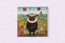 Load image into Gallery viewer, Pug&#39;s Grand Masquerade Framed Wall Art Poster-Art-Dog Art, Home Decor, Pug-4