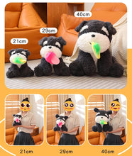 Load image into Gallery viewer, Pull-Back Slippers Schnauzer Stuffed Animal Plush Toy-10