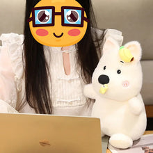 Load image into Gallery viewer, Pull My Toy Interactive White Frenchie Stuffed Animal Plush Toy-Stuffed Animals-Dog Memorial Gifts,French Bulldog,Stuffed Animal-1