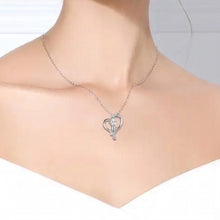 Load image into Gallery viewer, Puppy Eyes Golden Retriever CZ Heart Necklace for Dog Lovers-Eudora-2