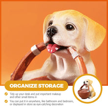 Load image into Gallery viewer, Puppy Love Yellow Labrador Storage Basket Resin Statue-2