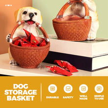 Load image into Gallery viewer, Puppy Love Yellow Labrador Storage Basket Resin Statue-1