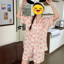 Load image into Gallery viewer, Pure Happiness Dachshunds Summer Cotton Pajamas Set for Women-Pajamas-1