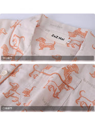 Load image into Gallery viewer, Pure Happiness Dachshunds Summer Cotton Pajamas Set for Women-7