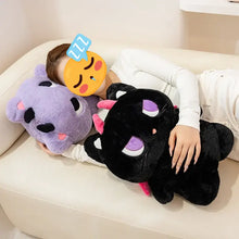 Load image into Gallery viewer, Purple Grumpy Cat Soft Toy - Halloween Cat Plush - Big Eyes and Devil Horns-Stuffed Animals-Cat Memorial Gifts,Stuffed Animal-8