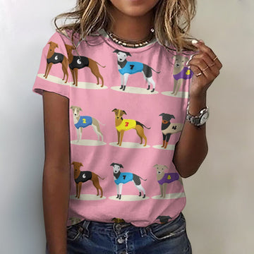Racing Greyhound Whippet Love All Over Print Womens Cotton T Shirt 4 Colors 6 6b3d2696 Ca33 46d0 9e34 2e8addf2a619 360x