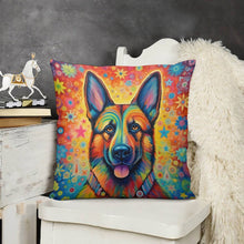 Load image into Gallery viewer, Radiant Guardian German Shepherd Plush Pillow Case-Cushion Cover-Dog Dad Gifts, Dog Mom Gifts, German Shepherd, Home Decor, Pillows-3