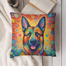 Load image into Gallery viewer, Radiant Guardian German Shepherd Plush Pillow Case-Cushion Cover-Dog Dad Gifts, Dog Mom Gifts, German Shepherd, Home Decor, Pillows-4