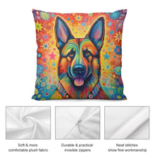 Load image into Gallery viewer, Radiant Guardian German Shepherd Plush Pillow Case-Cushion Cover-Dog Dad Gifts, Dog Mom Gifts, German Shepherd, Home Decor, Pillows-5